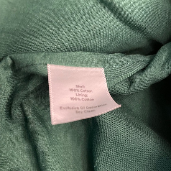 Talbots Green A-Line Skirt with Embroidery - Picture 10 of 10